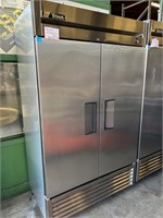 True Stainless Commercial 2 Door Refrigerator