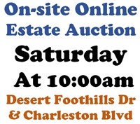 Sat.@10am - West Charleston Estate Online Auction 6/29