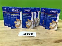 Rexall Antibacterial XL Bandages lot of 9