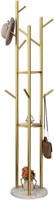 HKaikzo Gold Coat Rack  3 Shelves  9 Hooks