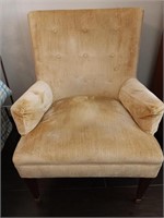 Vintage gold occasional chair