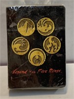 Legend of the Five Rings L5R unopened pack gold