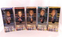 5 new 2001 N Sync bobblehead action figures in