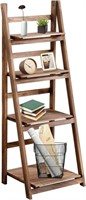 Leaning Bookshelves Ladder Bookcase