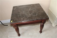 Marble top side table