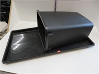 boot tray & garbage bin