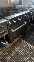 36 inch six burner restaurant duty oven