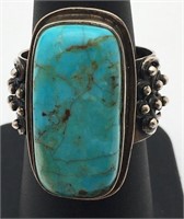 Sterling Silver Turquoise Stone Ring