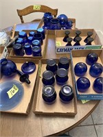 43 pieces of Cobalt Blue