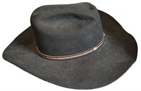 Black Felt Cowboy Hat