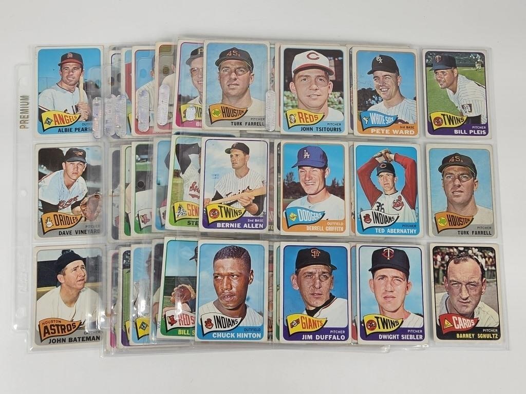 (99) 1965 TOPPS BASEBALL CARDS