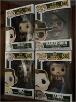 Funko Pop Super Troopers Lot of 4