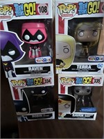 Funko Pop Teen Titans Lot of 4