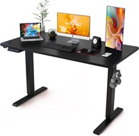 Win Up Time Standing Desk  55 Inch  Black.