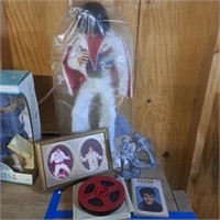 Elvis Doll, Pewter Figurines, Film Reel