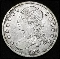 1836 Capped Bust Silver Quarter Early Type Coin