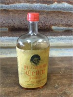 Rare Piccaninny Cedar Polish Paper Label Bottle
