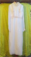 Vintage Gown - L 58" Chest 34" - Worn