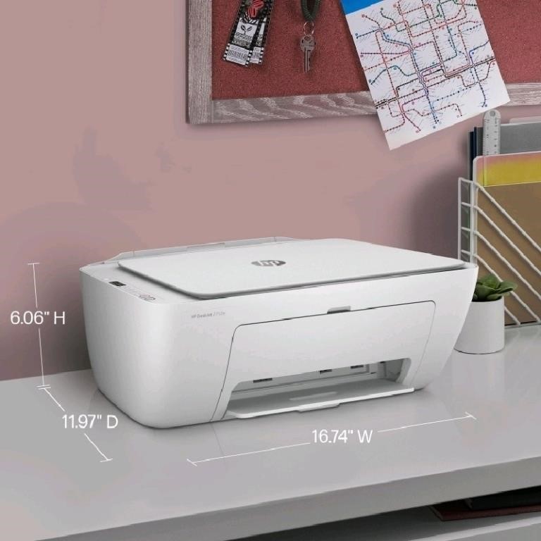 Like New HP DeskJet 2752e All-in-One Printer w/ 3