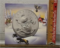 2014 - 99.99% silver $20 Canadian coin