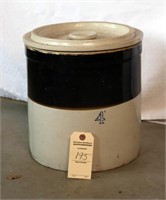 4-Gallon Stoneware Crock