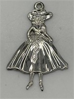 Sterling Silver Debutante Pendant