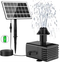 35$-Solar Fountain Kit with 2000mAH Battery