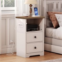 Nightstand with Charging Station