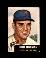 1953 Topps #182 Bob Hofman VG to VG-EX+
