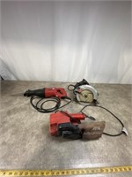 Electric Skil sander, Skilsaw, and circular saw