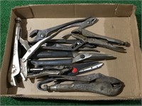 Box lot with vise grips