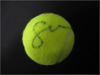 Serena Williams SIgned Tennis Ball COA