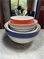 Group of mixing bowls