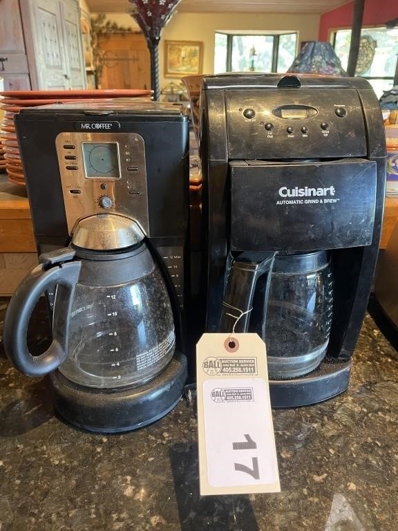 (2) Cuisinart coffee makers