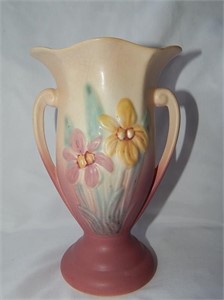 Hull Pottery #406-7" Iris Vase