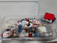 Large Tub Full of NICE Snowman & other ornaments