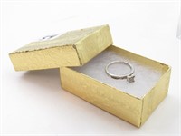 P4SR Platina & Pave Diamond Ring, Size 5.5