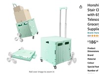 Honshine Rolling Storage Cart on Stair Climbing