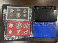 1971 AND 1977 PROOF SETS
