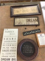 Home decor signs