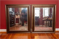 Pair of Contemporary Kirkland Wall Mirrors