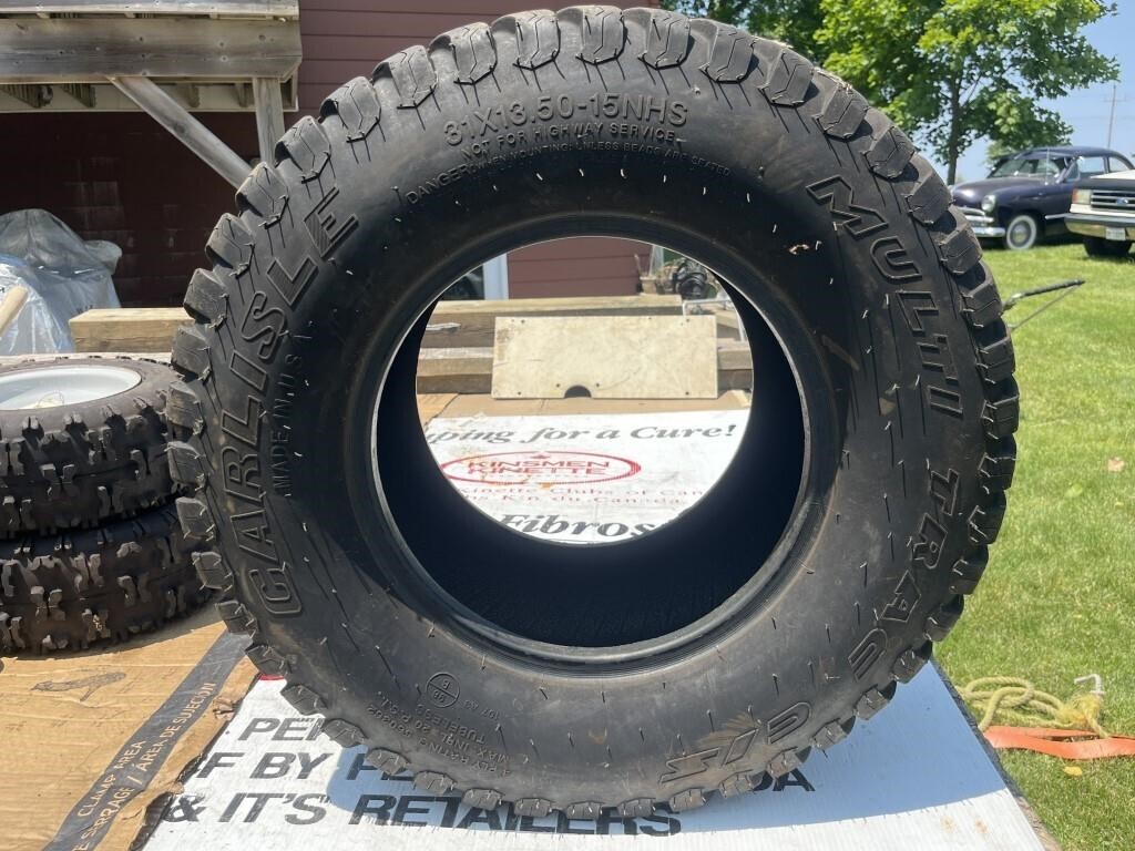 Lawn tractor tire - 31X13.50-15NHS