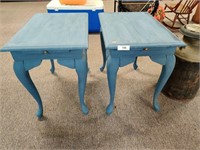 Pair of endtables 24" T x 18" W
