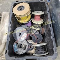 TOTE OF ASSORTED WIRE