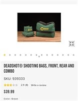 DeadShot® Shooting Bags, Front, Rear and Combo