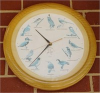 Audubon Society Clock - 14" round