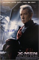 Ian McKellen Autograph Xmen Poster