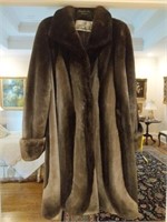 Custom Sheared Phantom Beaver Fur Coat