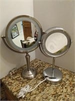 Two LED Vanity Mirrors