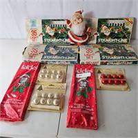 Vintage Christmas Lights Decor W/ Box